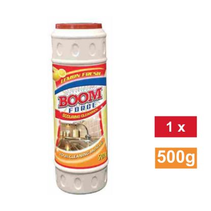 Picture of BOOM FORCE SCOURING POWDER LEMON (SHAKER) 500g  