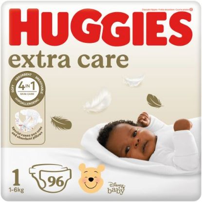 Picture of HUGGIES GOLD NAPPIES JUMBO SIZE 1, 96s
