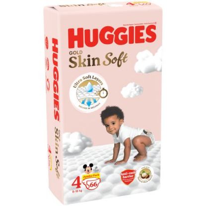 Picture of HUGGIES GOLD NAPPIES JUMBO SIZE 4, 66s