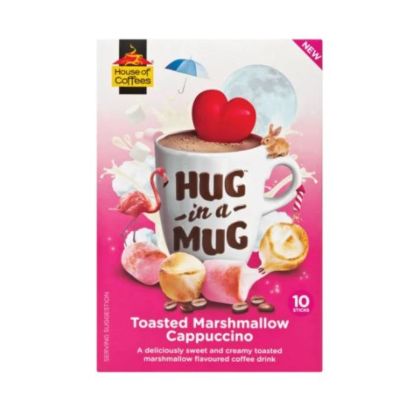 Picture of HUG IN A MUG TOASTED MARSHMALLOW INSTANT CAPPUCCINO STICKS 8x24g  