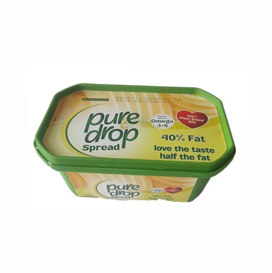 Picture of PUREDROP LOW FAT 40% MARGARINE TUB 500G 