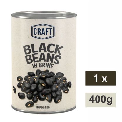 Picture of CRAFT BLACK BEANS IN BRINE 1x400g