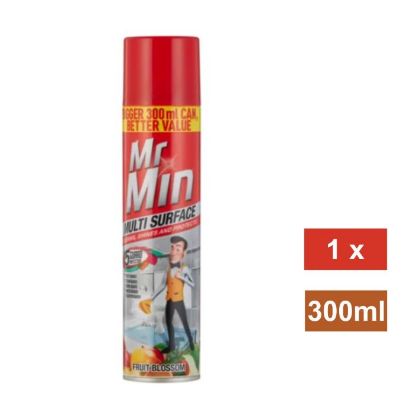 Picture of MR.MIN 5 GUARD PROTECTION FRUIT BLOSSOM SCENTED WOOD POLISH 300ml