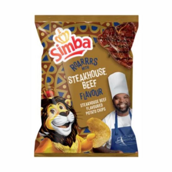 Picture of SIMBA STEAKHOUSE BEEF FLAVORED POTATO CHIPS 36g 