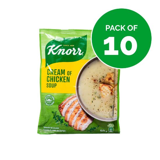Picture of KNORR CREAM OF CHICKEN SOUP 10x50g