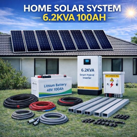Picture of HOME SOLAR SYSTEM 6.2KVA 100AH