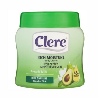 Picture of CLERE AVOCADO MILK BODY CREAM 500ML 
