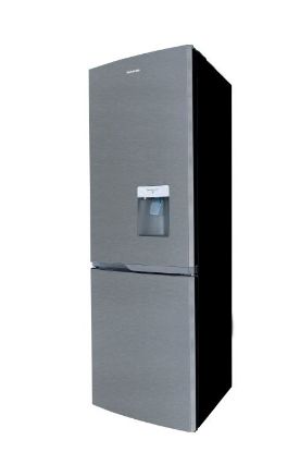 Picture of CAPRI TOP FRIDGE / BOTTOM FREEZER WITH WATER DISPENSER METALLIC 350L