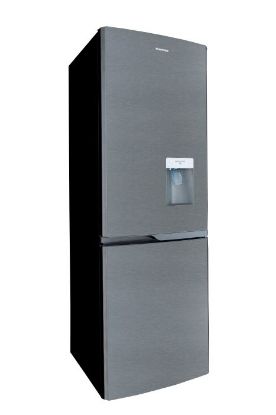 Picture of CAPRI TOP FRIDGE / BOTTOM FREEZER WITH WATER DISPENSER METALLIC 350L