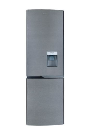 Picture of CAPRI TOP FRIDGE / BOTTOM FREEZER WITH WATER DISPENSER METALLIC 370L