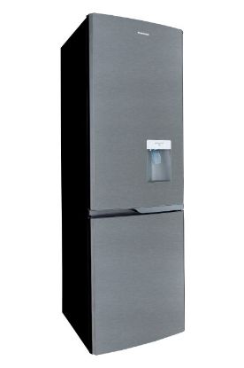 Picture of CAPRI TOP FRIDGE / BOTTOM FREEZER WITH WATER DISPENSER METALLIC 370L