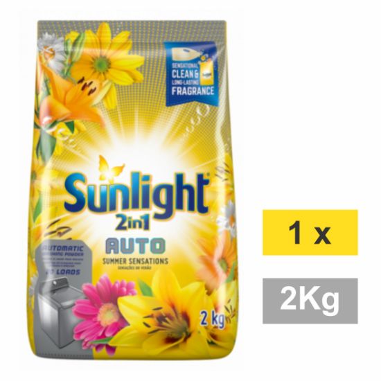 Picture of SUNLIGHT AUTO WASHING POWDER SUMMER SENSATION 2KG