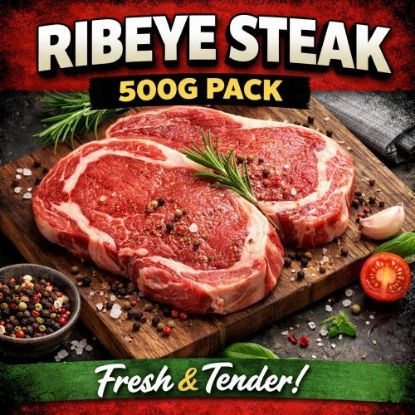 Picture of RIBEYE STEAK 500G