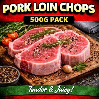 Picture of PORK LOIN CHOPS 500G