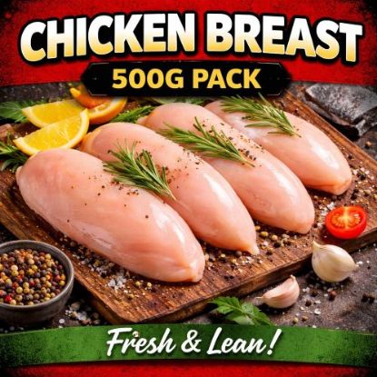 Picture of CHICKEN BREAST 500G