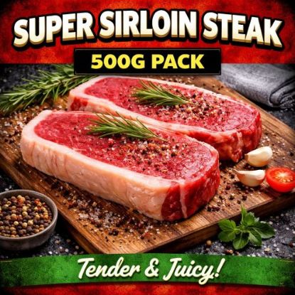 Picture of SUPER SIRLOIN STEAK 500g