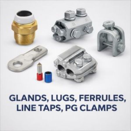 Picture for category Glands, Lugs, Ferrules, Line Taps, D Irons, Pg Clamps