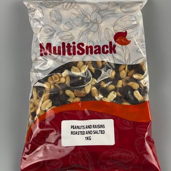 Picture of MULTISNACK PEANUTS & RAISINS 1KG
