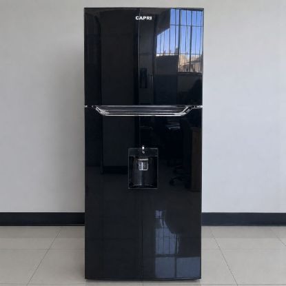 Picture of 370L TOP FREEZER/BOTTOM FRIDGE - WATER DISPENSER - GLASS DOOR MIRROR