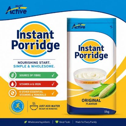 Picture of NUTRI ACTIVE INSTANT PORRIDGE ORIGINAL 1KG