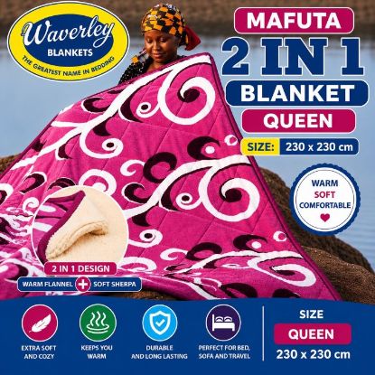 Picture of MAFUTA 2 IN 1 BLANKET - QUEEN