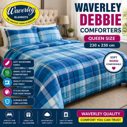 Picture of WAVERLEY DEBBIE COMFORTERS - QUEEN