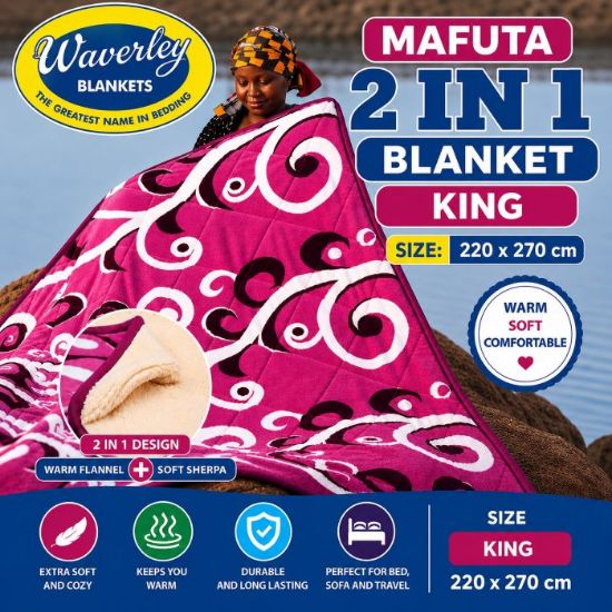 Picture of MAFUTA 2 IN 1 BLANKET - KING