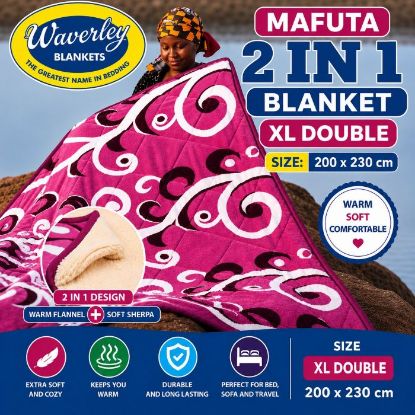 Picture of WAVERLEY MAFUTA 2 IN 1 BLANKET - XL DOUBLE