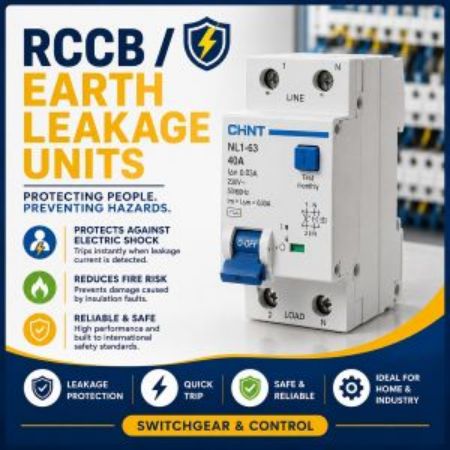 Picture for category Rccb/earth Leakage Units
