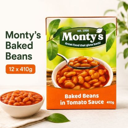 Picture of MONTY'S BAKED BEANS 12x410g