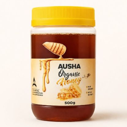 Picture of AUSHA ORGANIC HONEY 500g