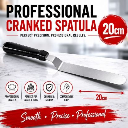 Picture of PROFESSIONAL CRANKED SPATULA 20cm