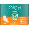 Picture of STAYFREE MAXI WINGS UNSCENTED SANITARY PADS 8's