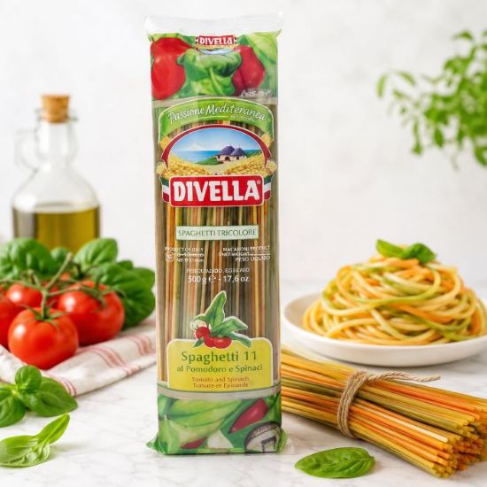Picture of DIVELLA SPAGHETTI TRICOLORE 500g