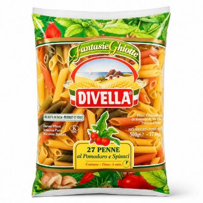 Picture of DIVELLA PENNE TRICOLORE 500g