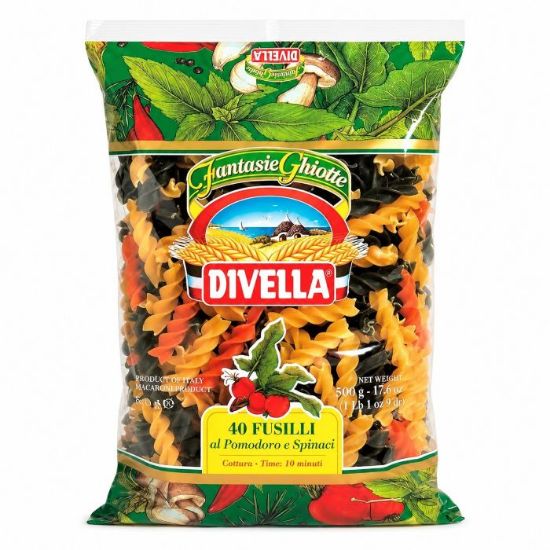 Picture of DIVELLA FUSILLI TRI COLORE 500g
