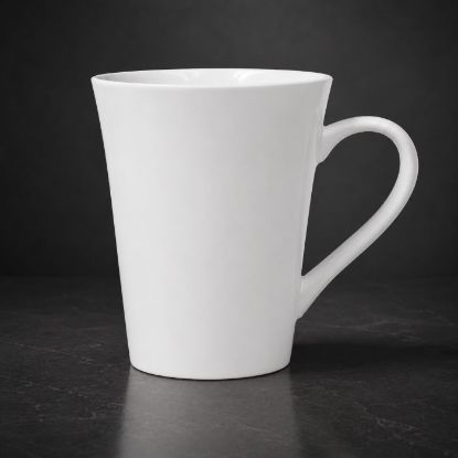 Picture of KITCHENCRAFT 387ML FLARED SQUARE FINE CHINA MUG 6pc