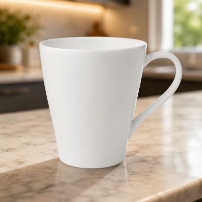 Picture of KITCHENCRAFT 390ML CONTOUR FINE CHINA MUG 6pc