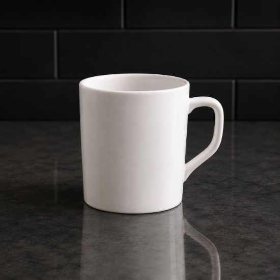 Picture of KITCHENCRAFT 389ML SQUARE FINE CHINA MUG 6pc