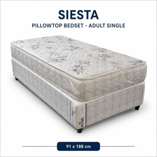 Picture of SIESTA PILLOWTOP BEDSET - SINGLE