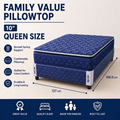 Picture of FAMILY VALUE SPRINGS PILLOWTOP - QUEEN
