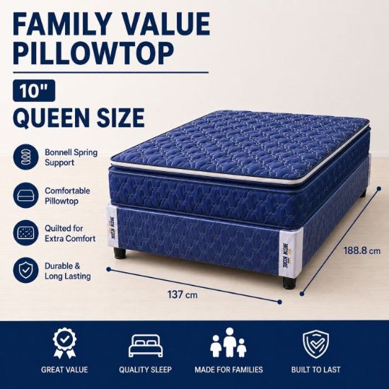 Picture of FAMILY VALUE SPRINGS PILLOWTOP - QUEEN