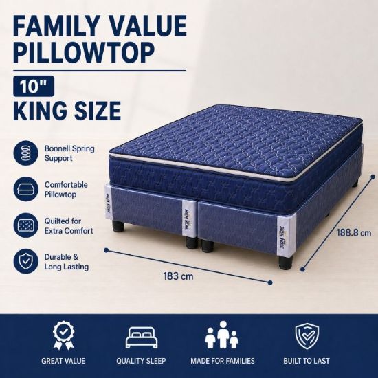 Picture of FAMILY VALUE SPRINGS PILLOWTOP - KING