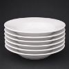 Picture of VITRIFIED WIDE RIMMED SOUP PLATE 22.8cm. 6pc