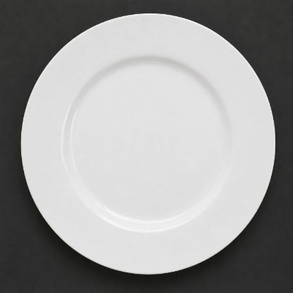 Picture of VITRIFIED WIDE RIMMED DINNER PLATE 26.7cm. 6pc