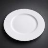 Picture of VITRIFIED WIDE RIMMED SALAD, BREAD & BUTTER PLATE 19.5cm. 6pc