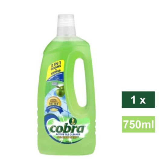 Picture of COBRA 2 IN 1 CRISP APPLE ACTIVE TILE CLEANER 750ml