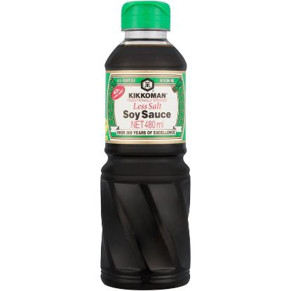 Picture of KIKKOMAN SOY SAUCE LOW SALT 480ml