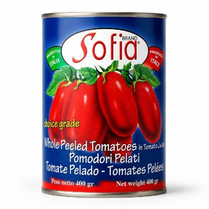 Picture of SOFIA WHOLE PEELED TOMATO 400g