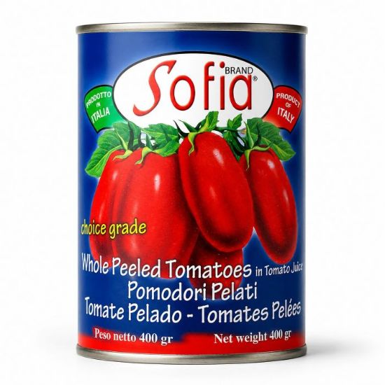 Picture of SOFIA WHOLE PEELED TOMATO 400g